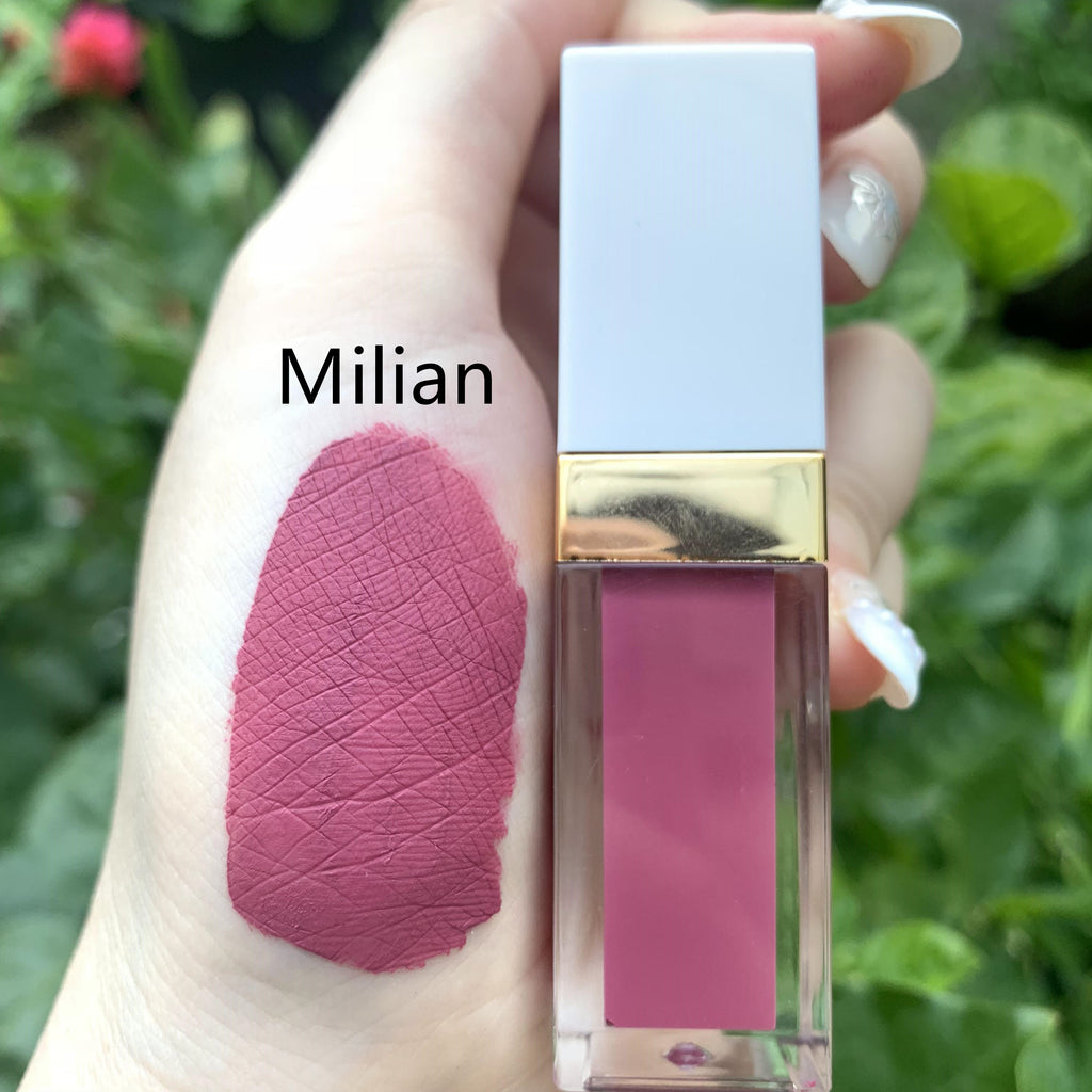 Private Label 20 Colors Matte Lipstick OEM Logo Liquid Matte Lipstick Waterprof